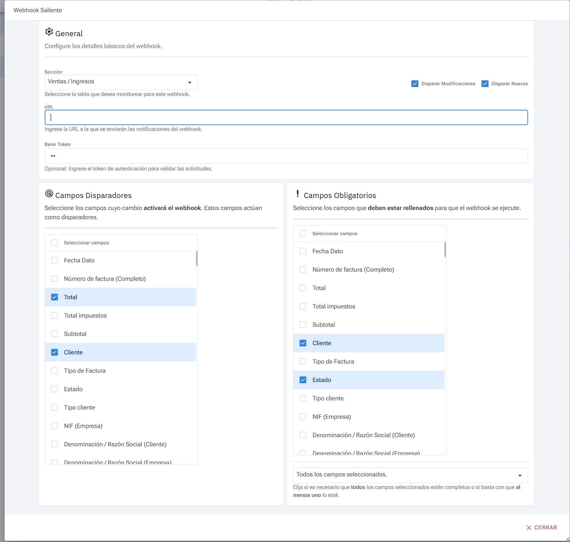 Ejemplo Webhook